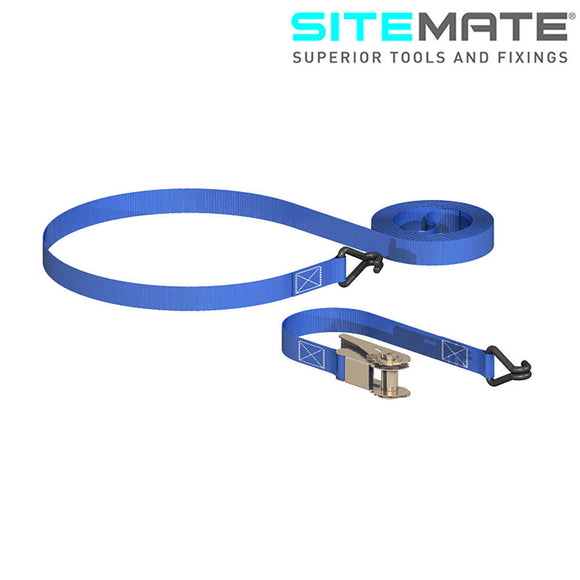 Sitemate Ratchet Tie Down with Chassis Hooks