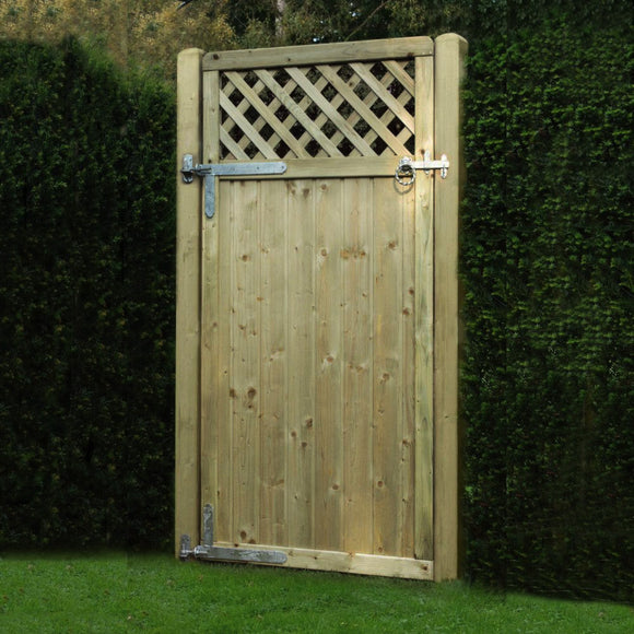 Tongue and Groove Lattice Top Gate