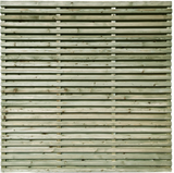 Privacy Double Slatted Panels