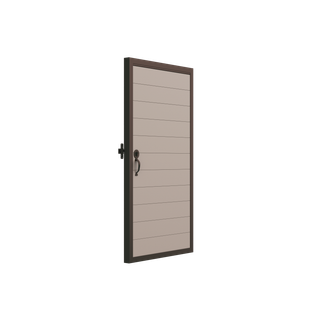 DuraPost Vista Gate Kit Sepia Brown