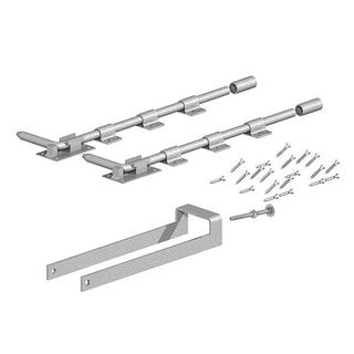 GATEMATE® DOUBLE GATE FASTENER SET C/W 18" DROPBOLTS | GALV