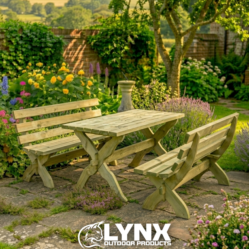 Domas Table & Bench Set