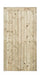 Two natural wood fence panels shown side by side on a white background, one flat panel and one with an X-brace design.