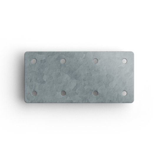 Fencemate Sleeper Joining Plate Galvanised - 170 x 80mm x 2mm