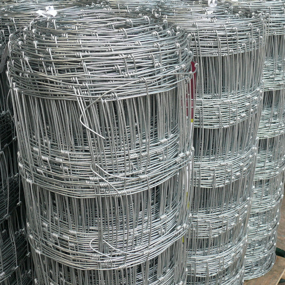 Galvanised Stock Fence ~ L15/120/15 ~ 1.2m x 50m 2.5mm/2mm wire