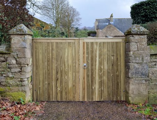 Town Pressure Treated Driveway Gate