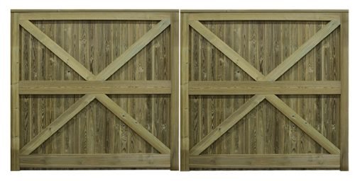 Town Pressure Treated Driveway Gate