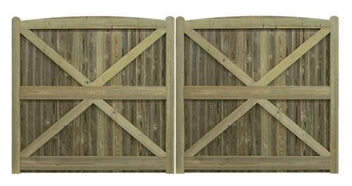 Wellow Pressure Treated Driveway Gate