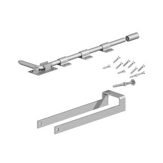 GATEMATE® DOUBLE GATE FASTENER SET C/W 24" DROPBOLT | GALV