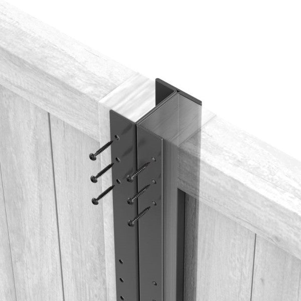 DuraPost Classic 2400mm Black Post 48mm