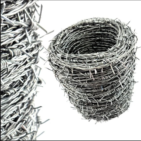 GALVANISED HIGH TENSILE BARBED WIRE 1.6mm 25m