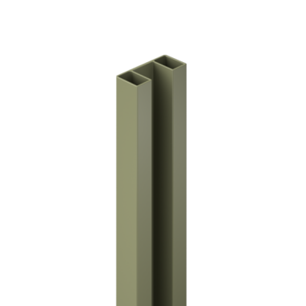 DuraPost Olive Grey Aluminium Infill 1825/1755mm
