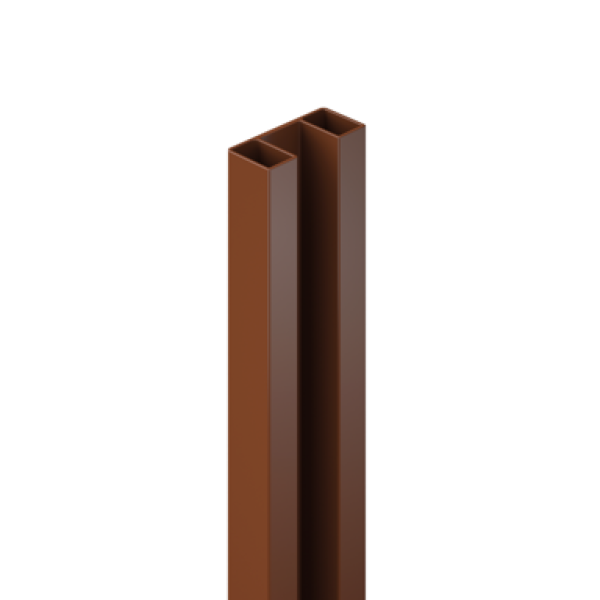 DuraPost Sepia Brown Aluminium Infill 1825/1755mm