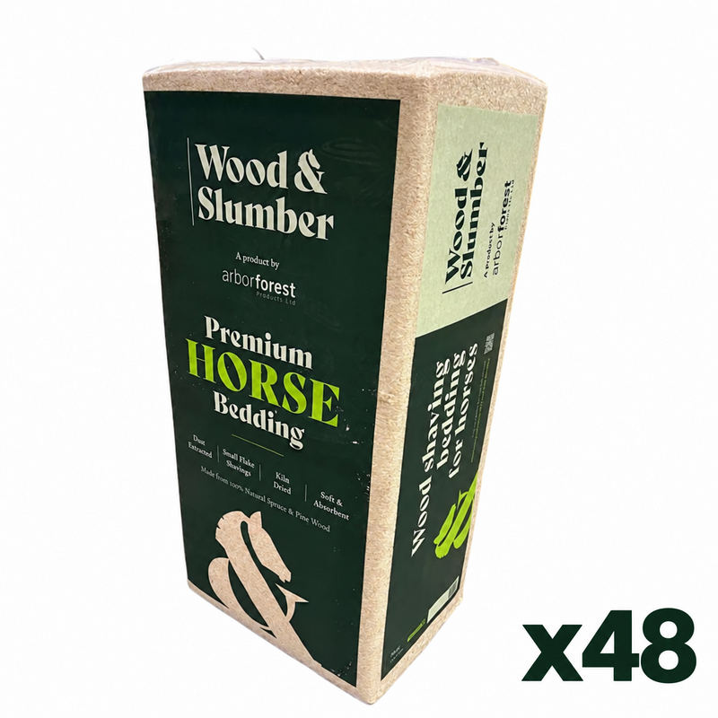 Wood and Slumber Premium Shavings Pallet 48 20kg Bags