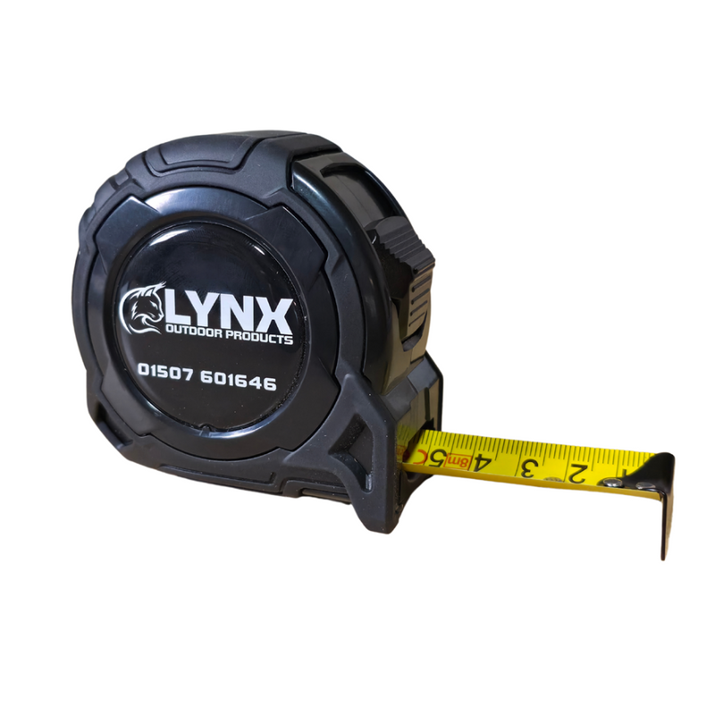 8m/26ft Tape measure Black