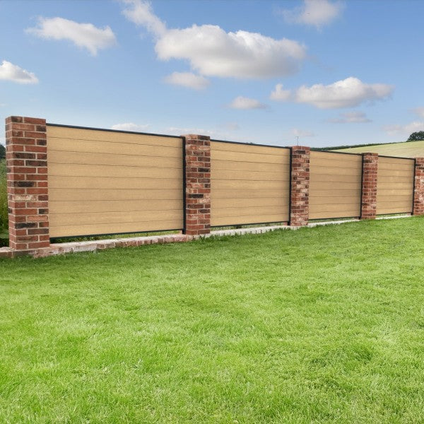 DuraPost Vista Cedar Composite Fencing Board 1800 x 150 x 20mm ( 4 Pack)