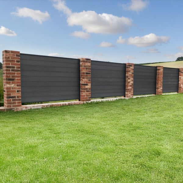 DuraPost Vista Slate Composite Fencing Board 1800 x 150 x 20mm (4 Pack)