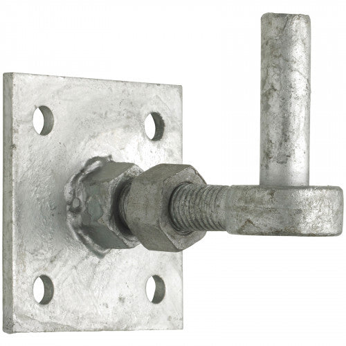 Adjustable Hook on 4" x 4" Plates