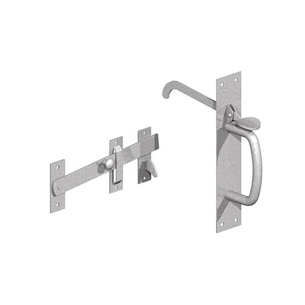 Heavy Suffolk Thumb Latch with Long Thumb Bit GALV