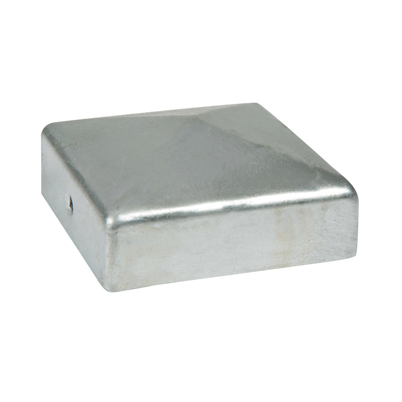 DURAPOST CLASSIC POST CAP WITH BRACKET | 75X75MM GALVANISED