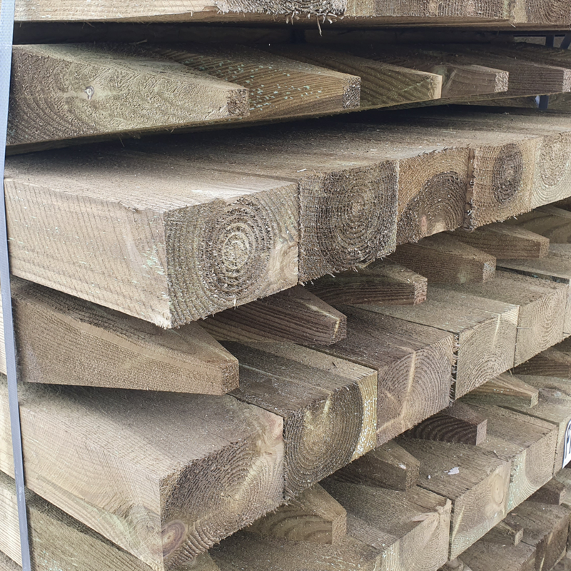 Wooden Fence Posts – 75x125x2.1m (7ft)