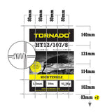 Tornado Wire 50M Rolls of HT12/107/8 High Tensile Equine Horse Netting Fencing