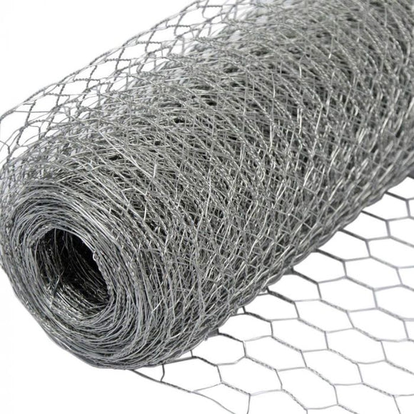 Galvanised Hexagonal Netting / Chicken Wire | 900mm | with 25mm Holes