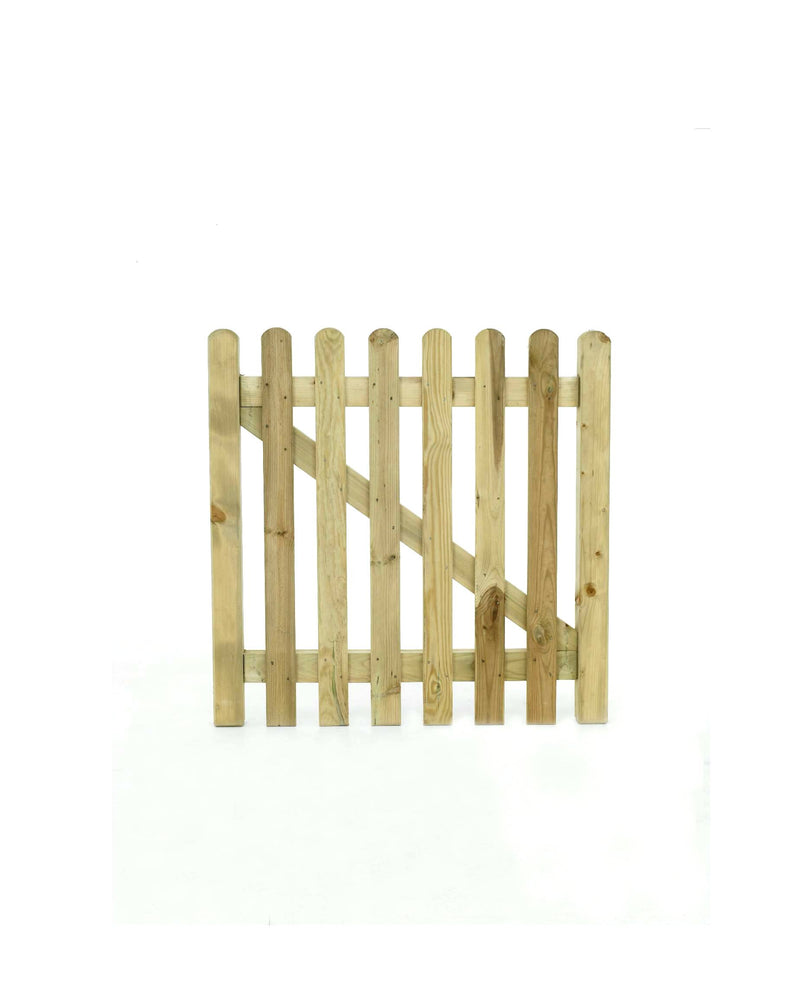 Round Top Picket Gate RTPG90