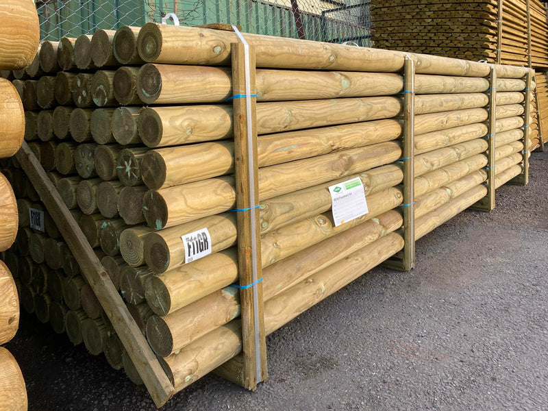 100mm Machine Rounds 3.6m / 12ft (Jump Poles)
