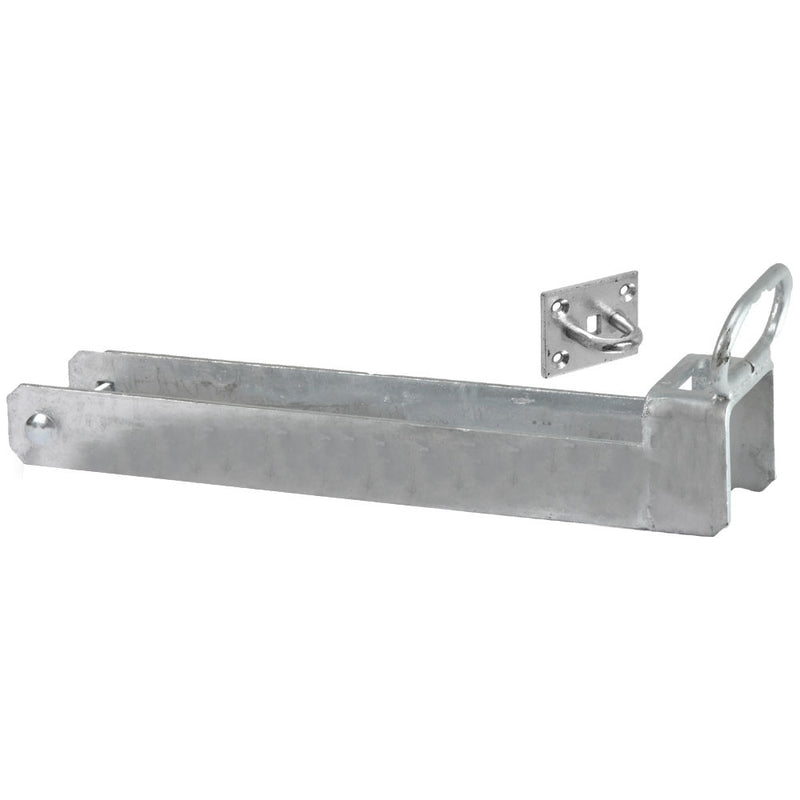 Lockable Throw Over Gate Loop with Lifting Handle Galvanised
