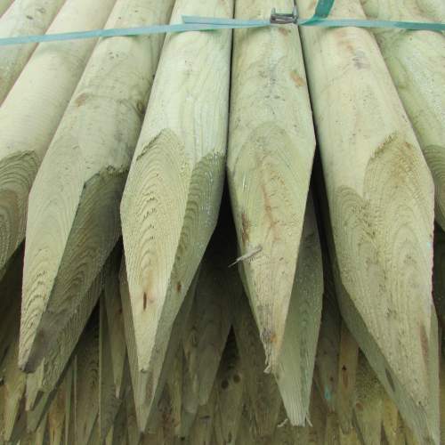 100mm Round Fence posts – Pointed 1.8m (6ft)