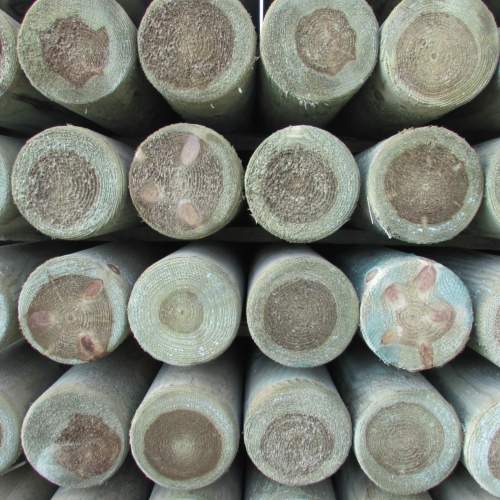 75mm Round Fence post – Pointed 1.8m (6ft)