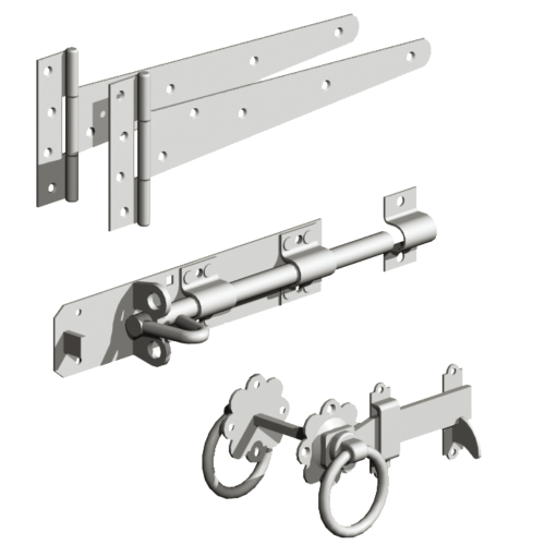 (Gate Pack B) 18" Gate Pack Prepacked with Fittings